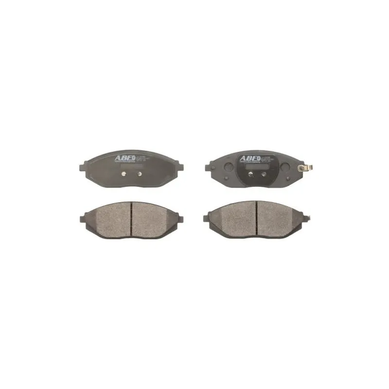 Jeu de 4 plaquettes de frein avant ABE C10024ABE