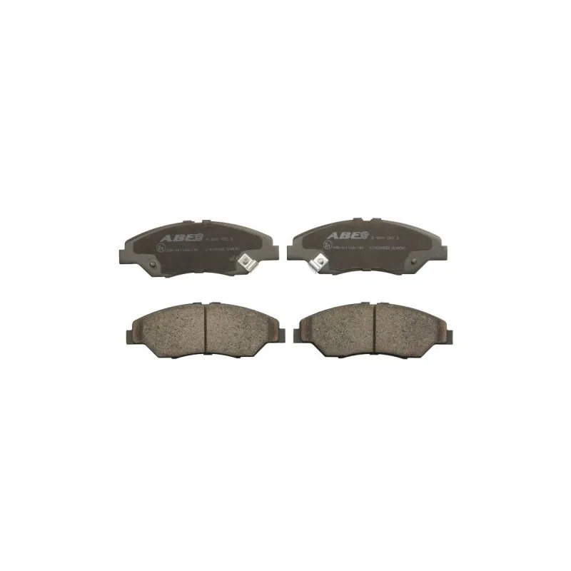 Jeu de 4 plaquettes de frein avant ABE C10305ABE