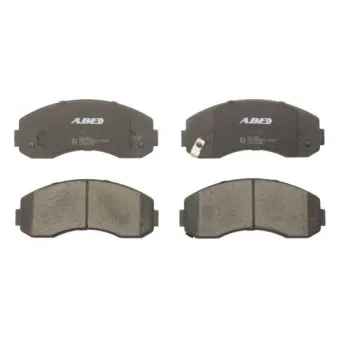 Jeu de 4 plaquettes de frein avant ABE C10311ABE