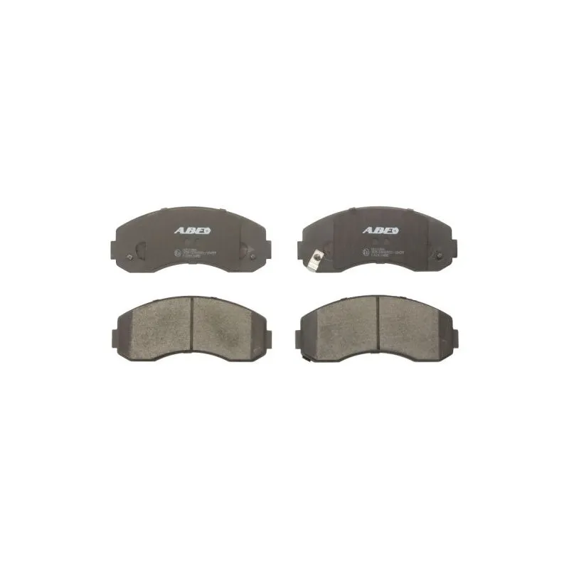 Jeu de 4 plaquettes de frein avant ABE C10311ABE