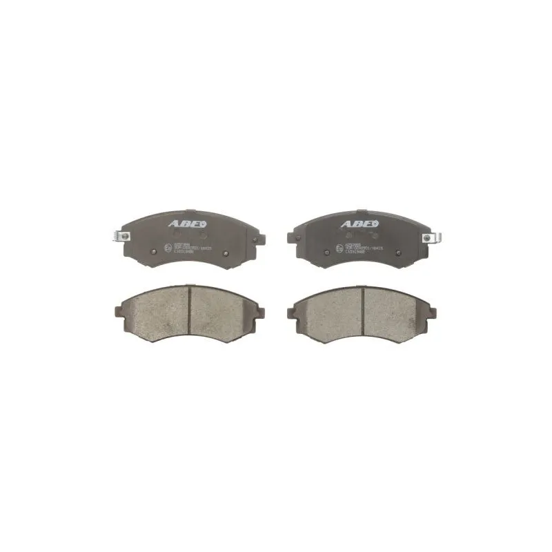 Jeu de 4 plaquettes de frein avant ABE C10313ABE