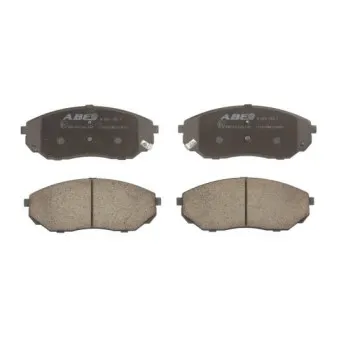Jeu de 4 plaquettes de frein arrière ABE C10317ABE