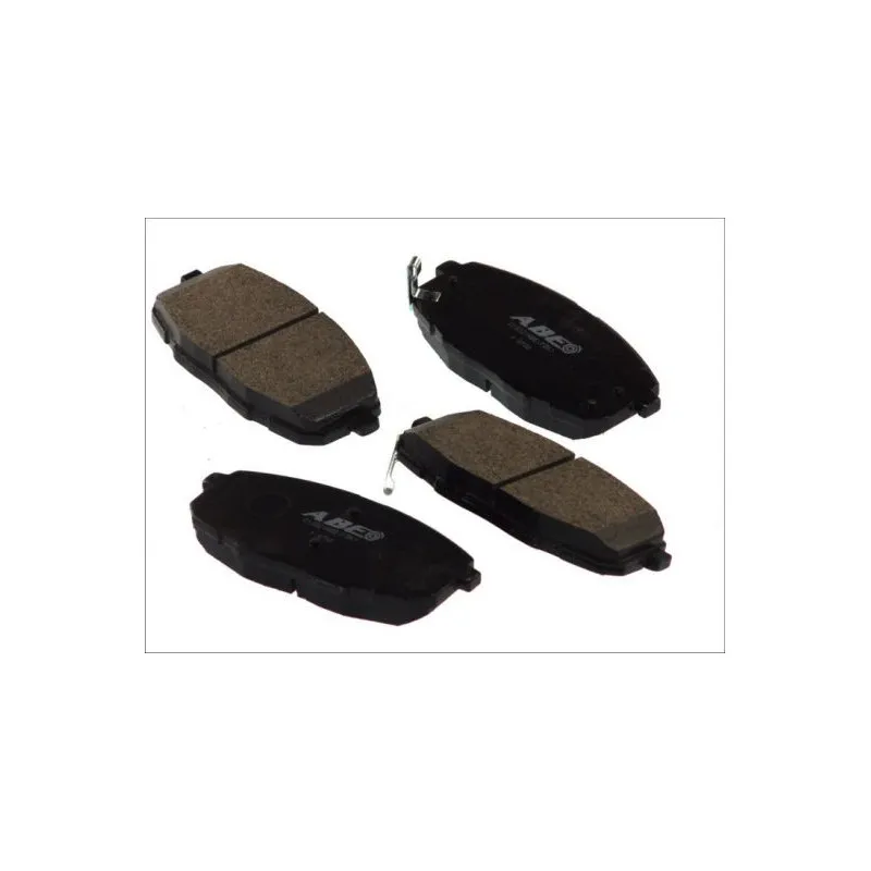 Jeu de 4 plaquettes de frein avant ABE C10321ABE