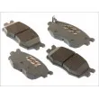 Jeu de 4 plaquettes de frein avant ABE C10323ABE - Visuel 1