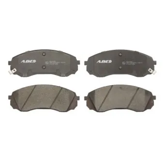 Jeu de 4 plaquettes de frein avant ABE C10327ABE