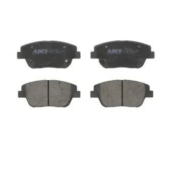 Jeu de 4 plaquettes de frein avant ABE C10335ABE