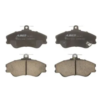Jeu de 4 plaquettes de frein avant ABE