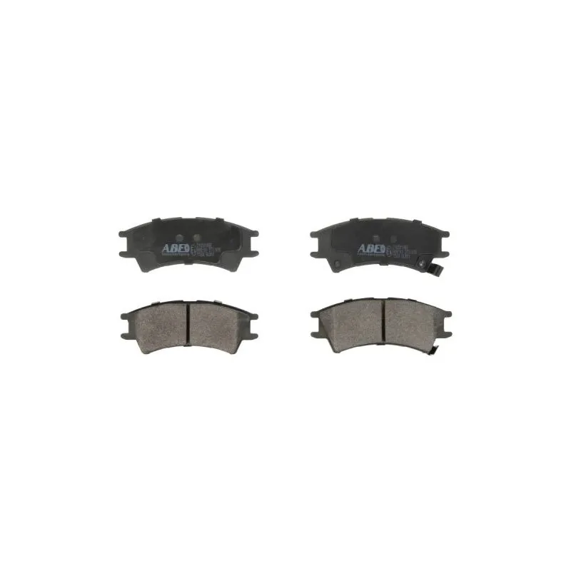 Jeu de 4 plaquettes de frein avant ABE C10501ABE