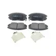 Jeu de 4 plaquettes de frein avant ABE C10517ABE - Visuel 1