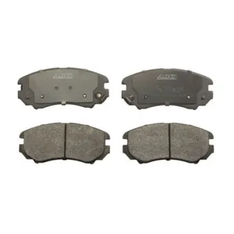Jeu de 4 plaquettes de frein avant ABE C10518ABE