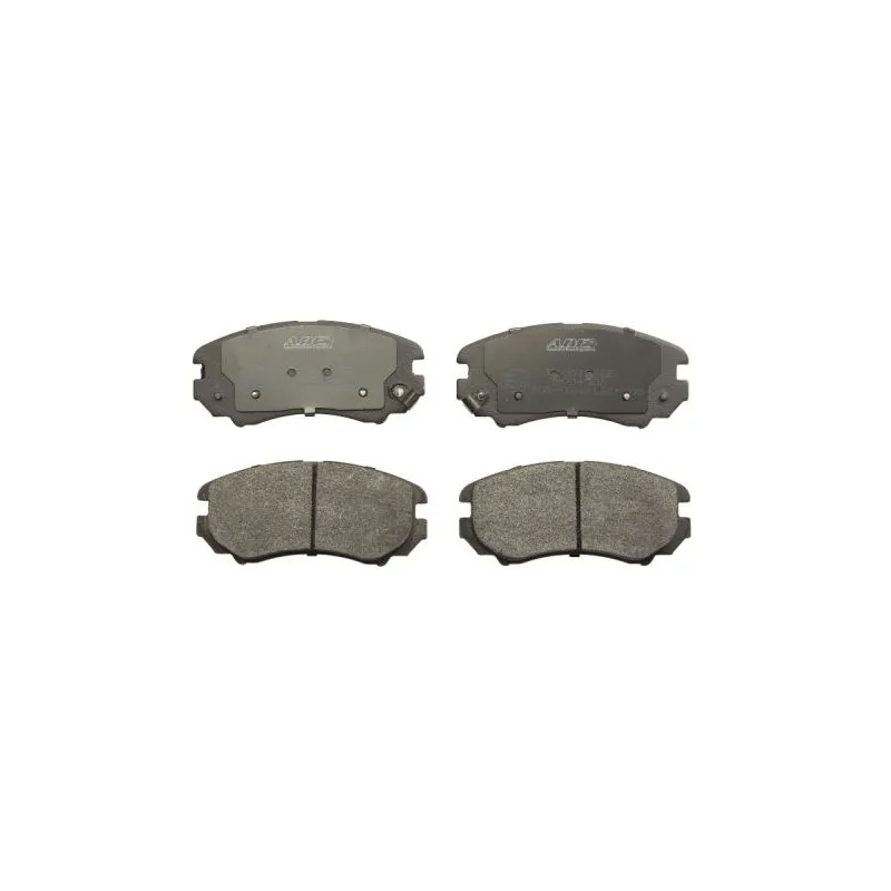 Jeu de 4 plaquettes de frein avant ABE C10518ABE