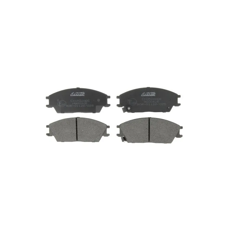 Jeu de 4 plaquettes de frein avant ABE C10522ABE