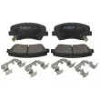 Jeu de 4 plaquettes de frein avant ABE C10529ABE - Visuel 1