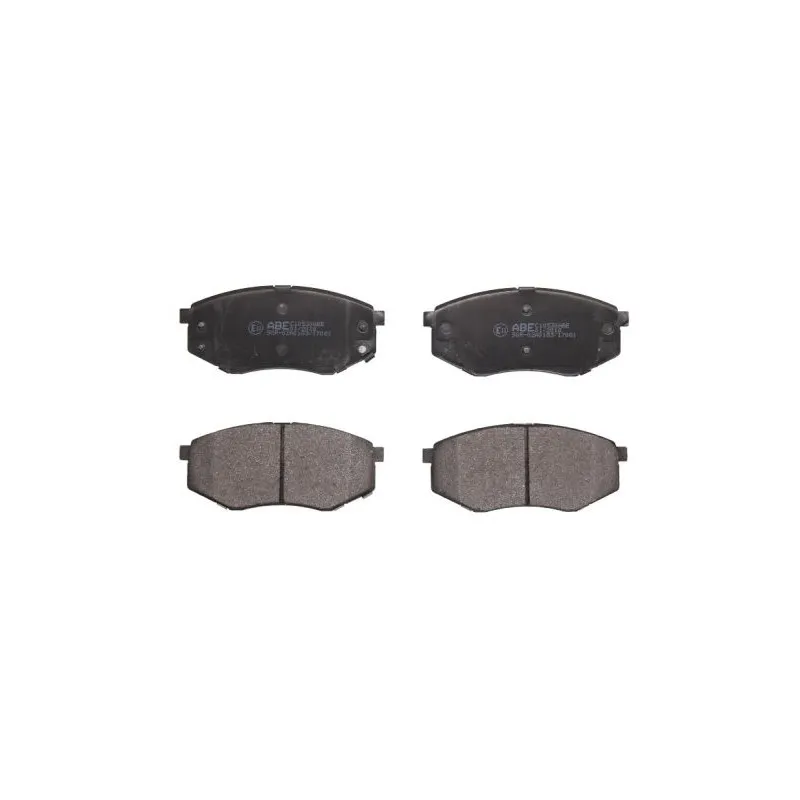 Jeu de 4 plaquettes de frein avant ABE C10530ABE