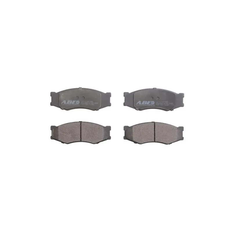 Jeu de 4 plaquettes de frein avant ABE C11011ABE