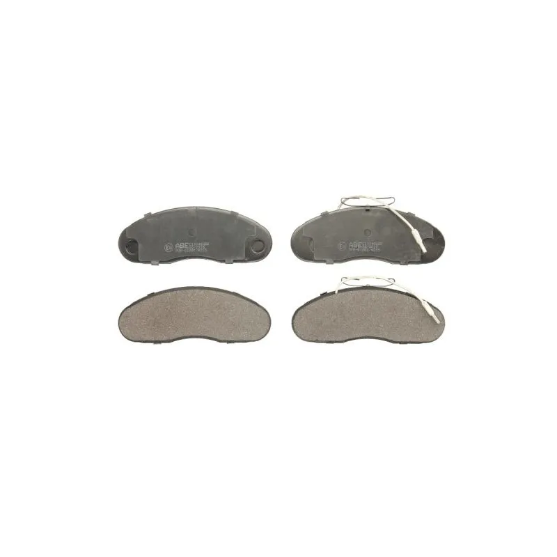 Jeu de 4 plaquettes de frein avant ABE C11046ABE