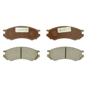 Jeu de 4 plaquettes de frein avant ABE C11050ABE