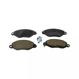 Jeu de 4 plaquettes de frein avant DT 13.93101