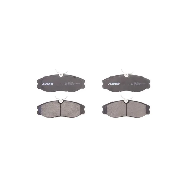 Jeu de 4 plaquettes de frein avant ABE C11056ABE