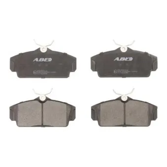 Jeu de 4 plaquettes de frein avant ABE C11062ABE