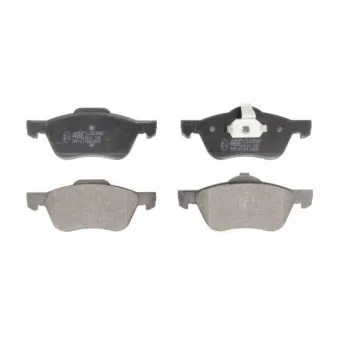 Jeu de 4 plaquettes de frein avant ABE C11063ABE