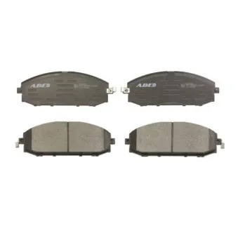 Jeu de 4 plaquettes de frein avant ABE C11064ABE