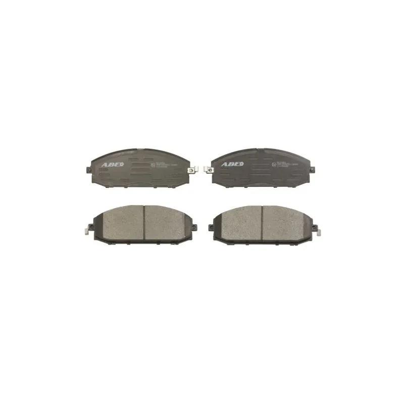Jeu de 4 plaquettes de frein avant ABE C11064ABE