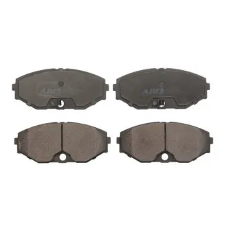 Jeu de 4 plaquettes de frein avant ABE C11065ABE