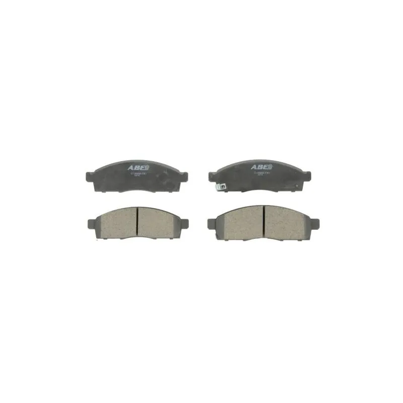 Jeu de 4 plaquettes de frein avant ABE C11098ABE