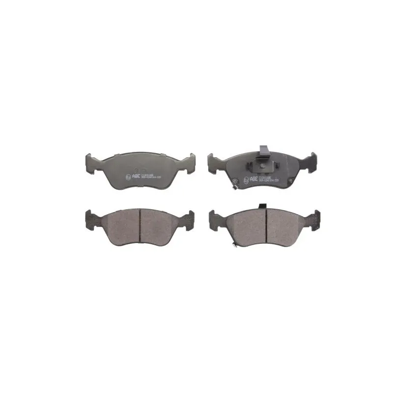 Jeu de 4 plaquettes de frein avant ABE C12001ABE
