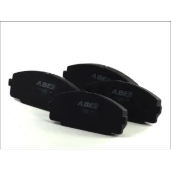 Jeu de 4 plaquettes de frein avant ABE C12048ABE