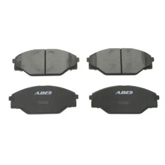 Jeu de 4 plaquettes de frein avant ABE C12053ABE