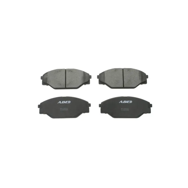 Jeu de 4 plaquettes de frein avant ABE C12053ABE