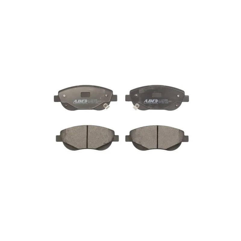 Jeu de 4 plaquettes de frein avant ABE C12134ABE