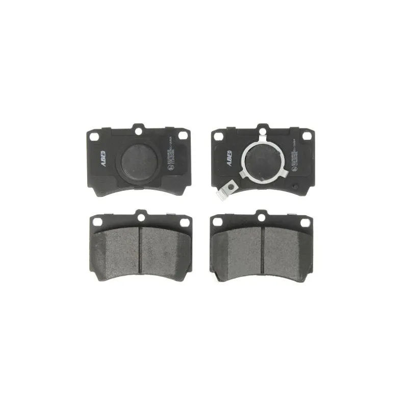 Jeu de 4 plaquettes de frein avant ABE C13026ABE