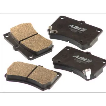 Jeu de 4 plaquettes de frein avant ABE C13036ABE