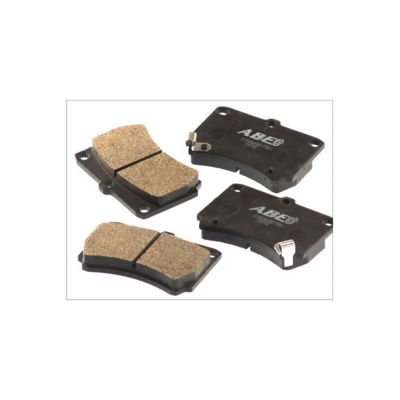 Jeu de 4 plaquettes de frein avant ABE C13036ABE