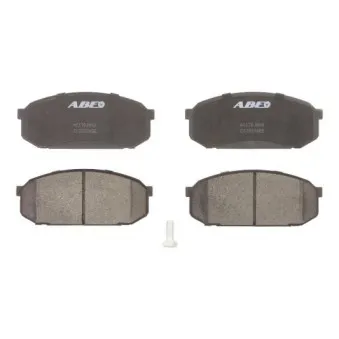 Jeu de 4 plaquettes de frein avant ABE C13039ABE