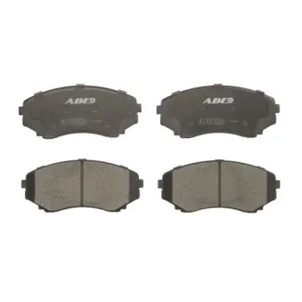 Jeu de 4 plaquettes de frein avant ABE C13049ABE