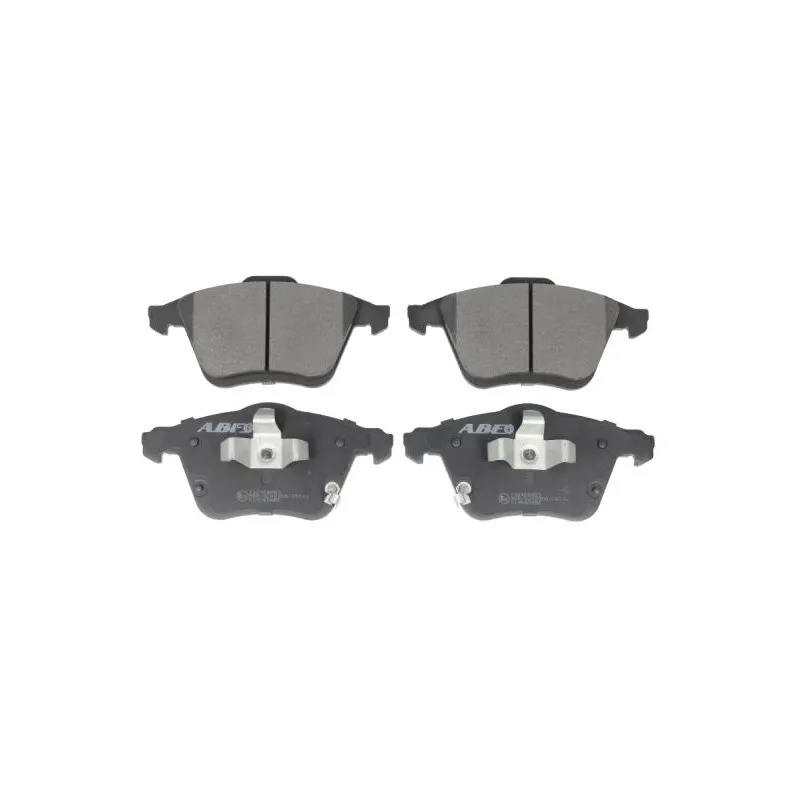 Jeu de 4 plaquettes de frein avant ABE C13060ABE