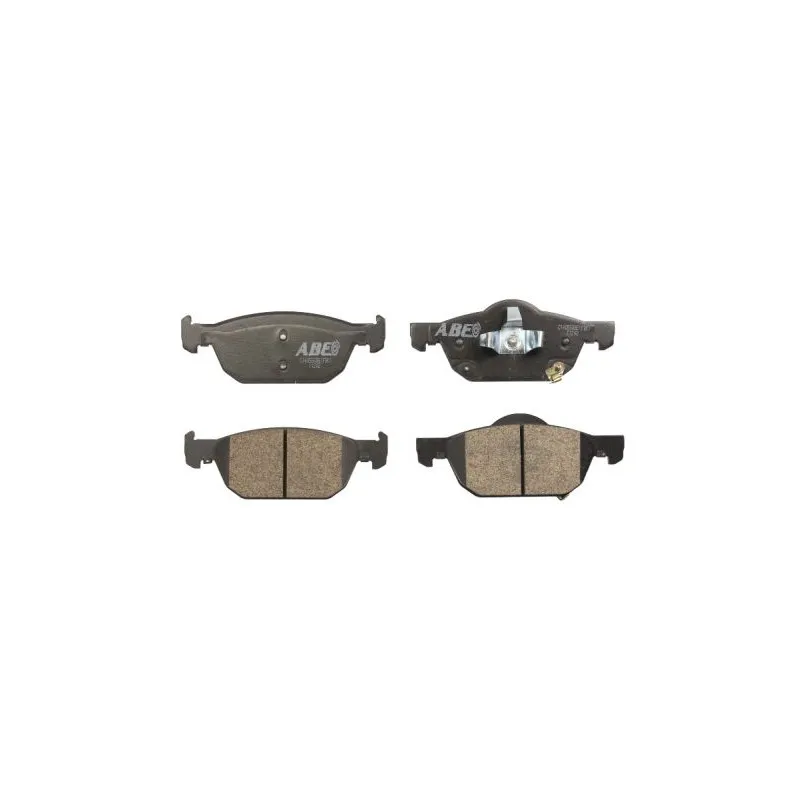 Jeu de 4 plaquettes de frein avant ABE C14055ABE