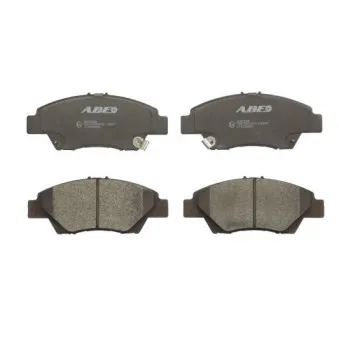 Jeu de 4 plaquettes de frein avant ABE C14056ABE