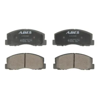 Jeu de 4 plaquettes de frein avant ABE C15025ABE