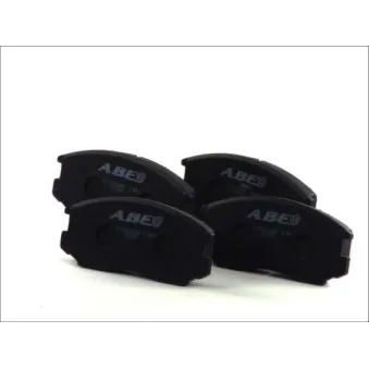 Jeu de 4 plaquettes de frein avant ABE C15032ABE