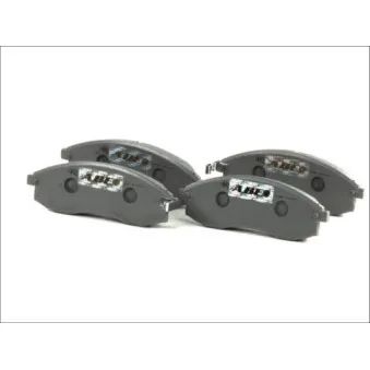 Jeu de 4 plaquettes de frein avant ABE C15045ABE