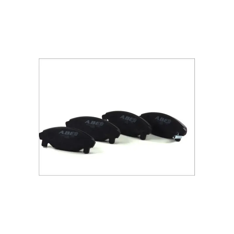 Jeu de 4 plaquettes de frein avant ABE C16011ABE