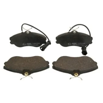 Jeu de 4 plaquettes de frein avant ABE C1A014ABE