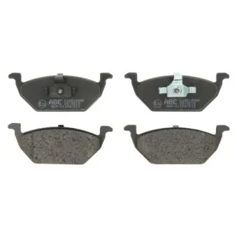 Jeu de 4 plaquettes de frein avant ABE C1A018ABE