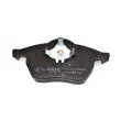 Jeu de 4 plaquettes de frein avant ABE C1A022ABE - Visuel 3