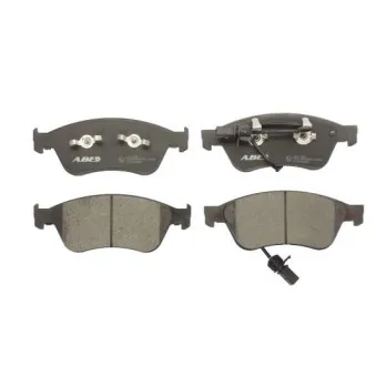 Jeu de 4 plaquettes de frein avant ABE C1A044ABE